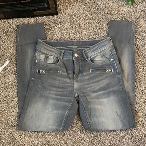 Zara Gray jeans denim skinny Sz 4